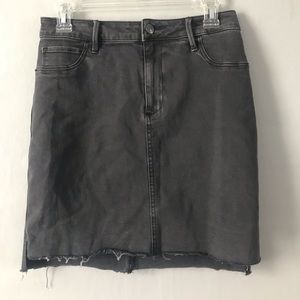 Abercrombie & Fitch High Waisted Jean Skirt